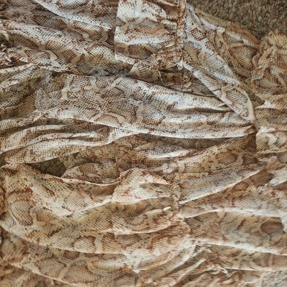 Jessica Simpson Snake Print Maxi Dress. NWT. Size Large - Picture 13 of 13